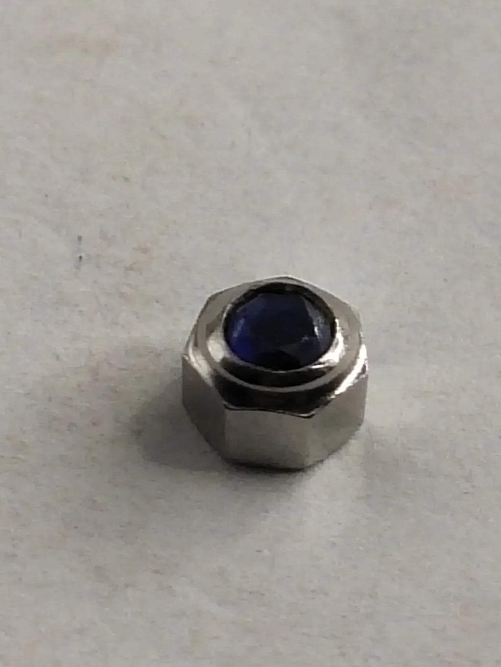 Original Cartier Santos Stainles Steel Crown/4.7 / dark blue stone/Used .....1ps