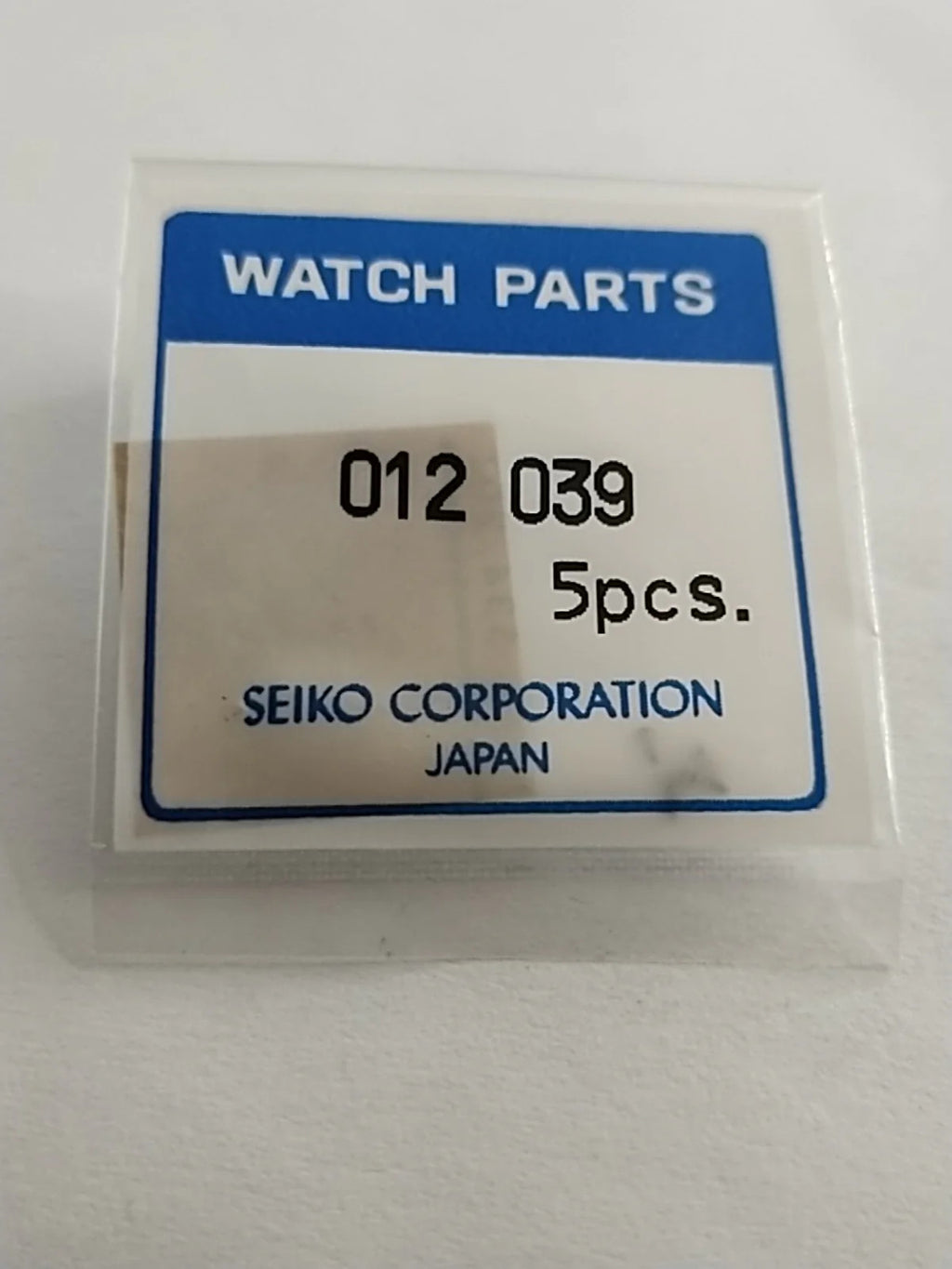 ORIGINAL SEIKO PARTS / Part . 012 039 / 5 screws