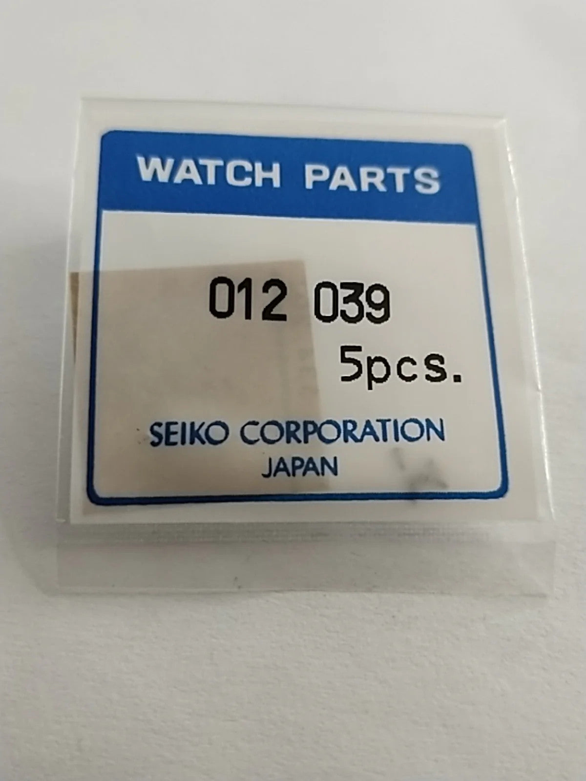 ORIGINAL SEIKO PARTS / Part . 012 039 / 5 screws