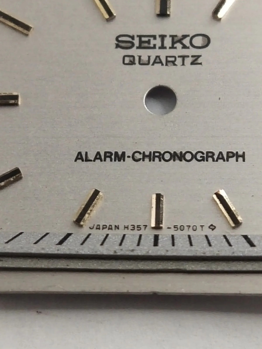 Original Seiko Dial H357-5070T white gray color / used