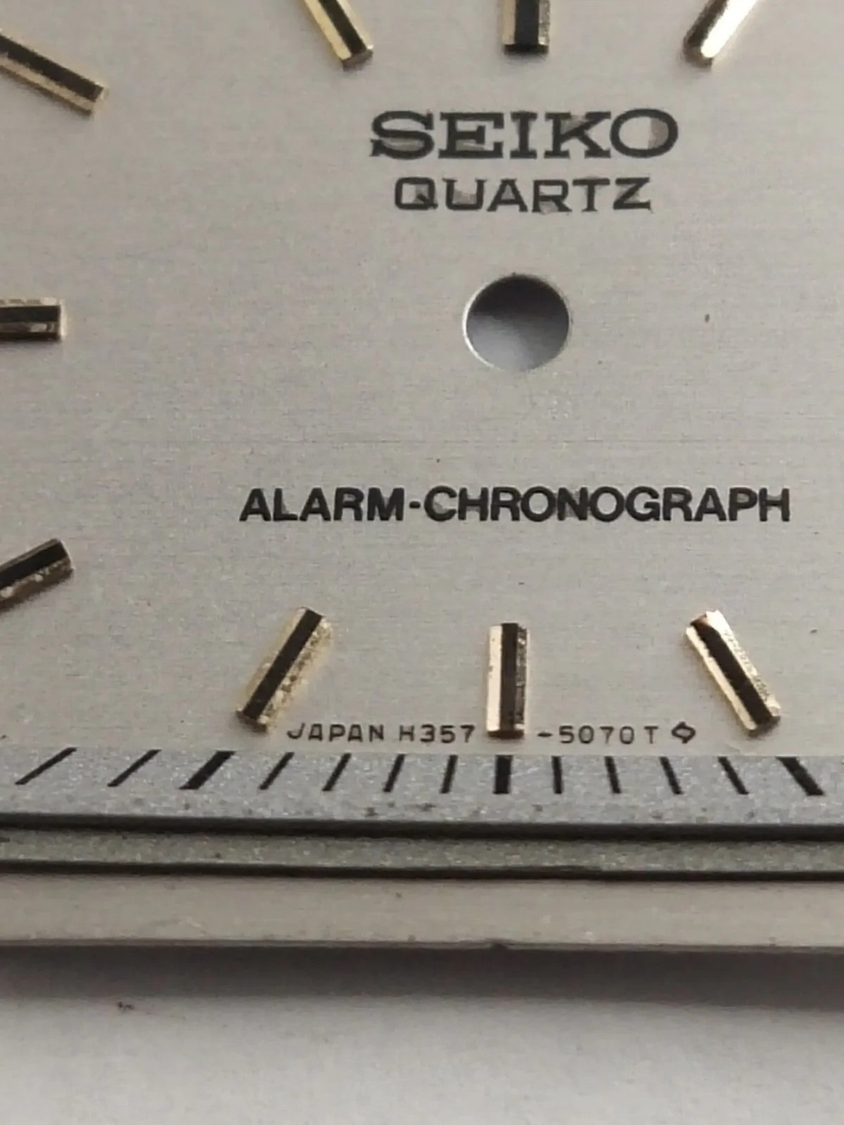 Original Seiko Dial H357-5070T white gray color / used