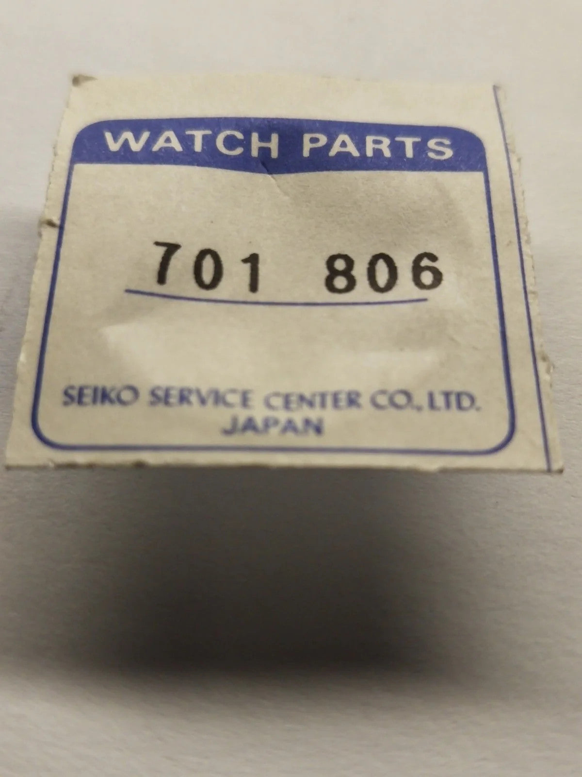 NOS SEIKO parts 701 806
