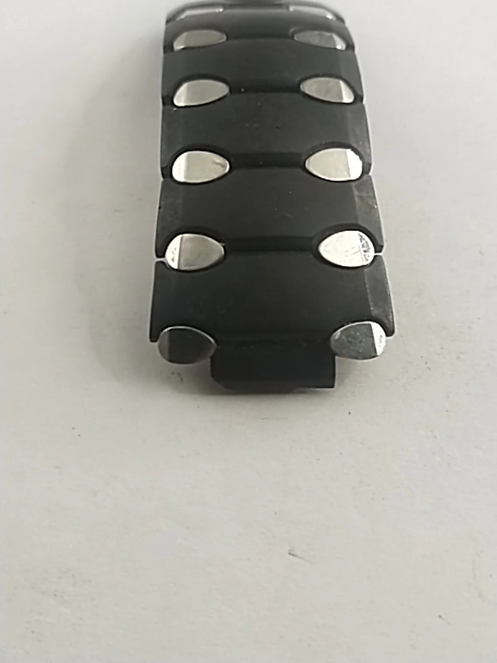 Sector rubber bracelet with steel / original link with end / used / Sector 700