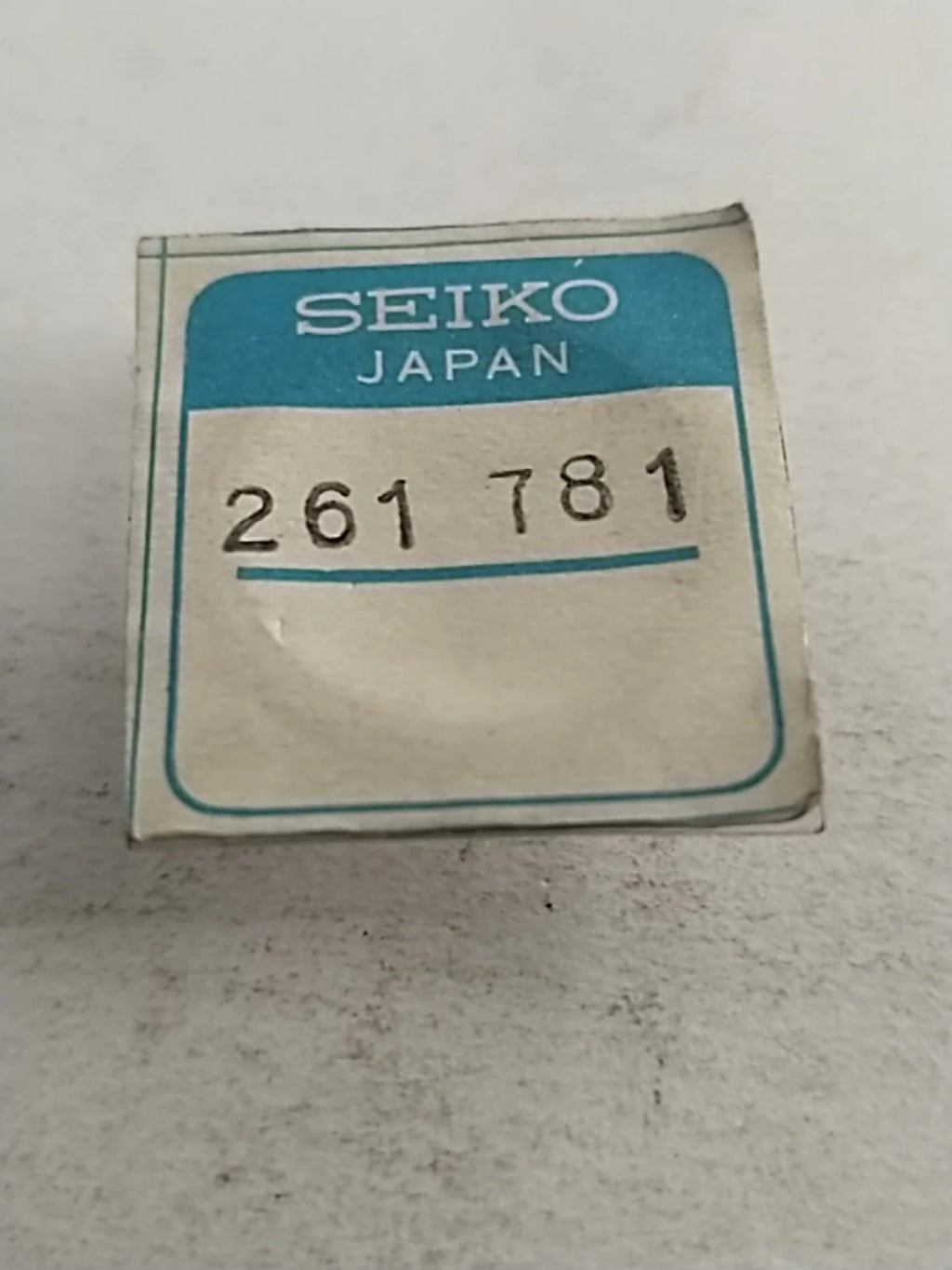 NOS Seiko Parts 261 781