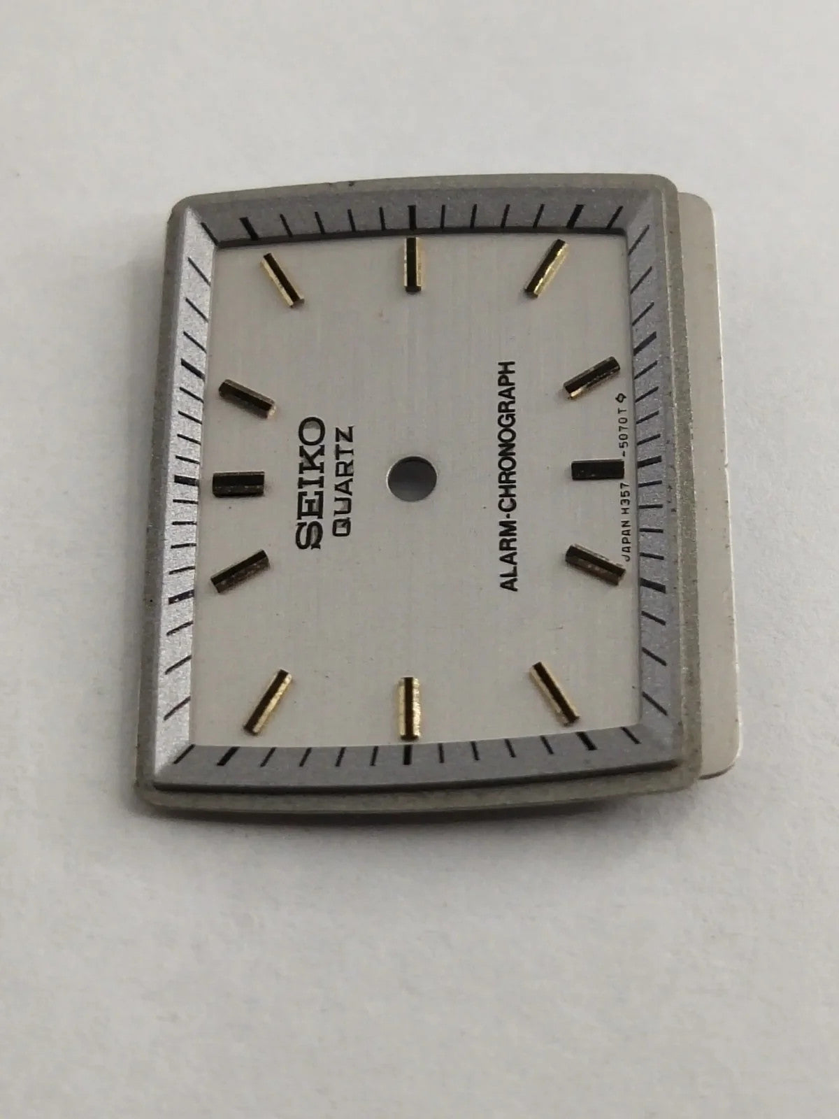 Original Seiko Dial H357-5070T white gray color / used