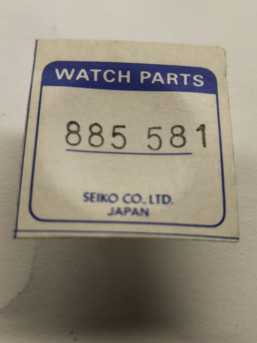 NOS Seiko part 885 581