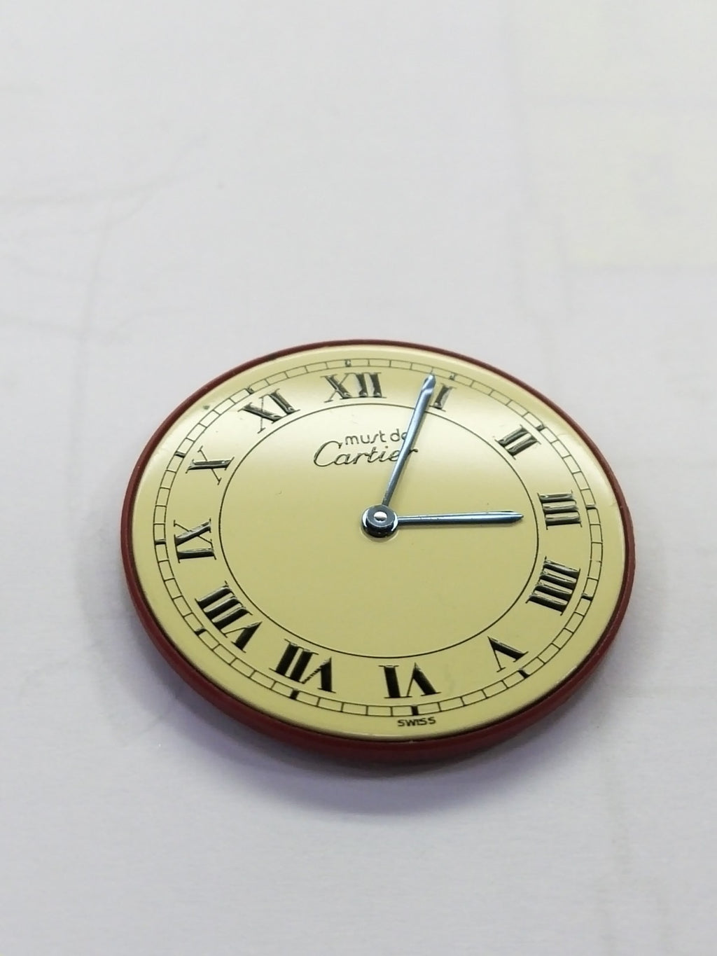 Cartier / 21 Dial with hands with frame Dial and movement /used 
