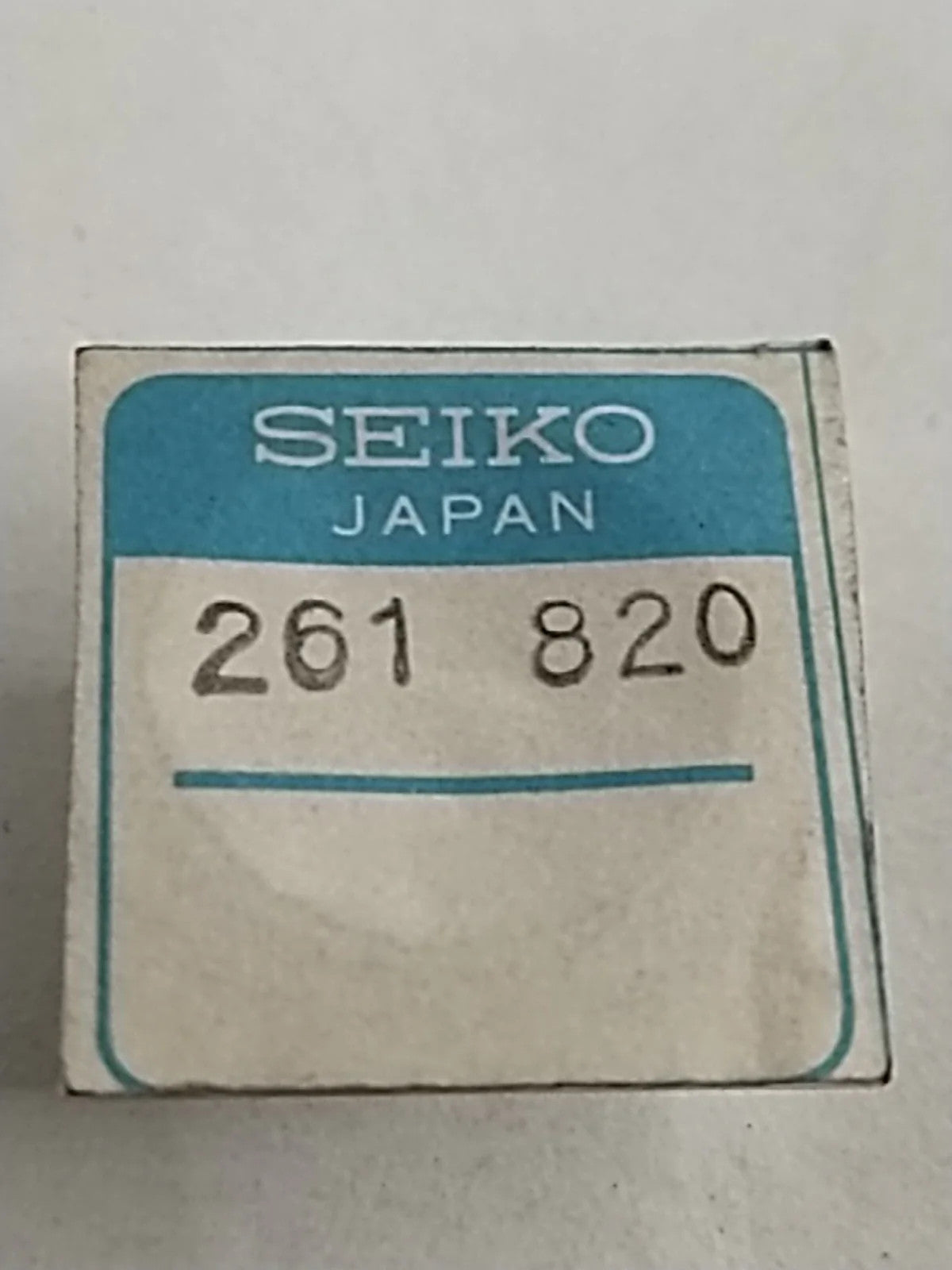 NOS Seiko Parts 261 820
