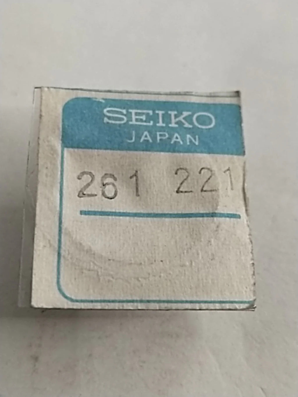 NOS Seiko Parts 261 221