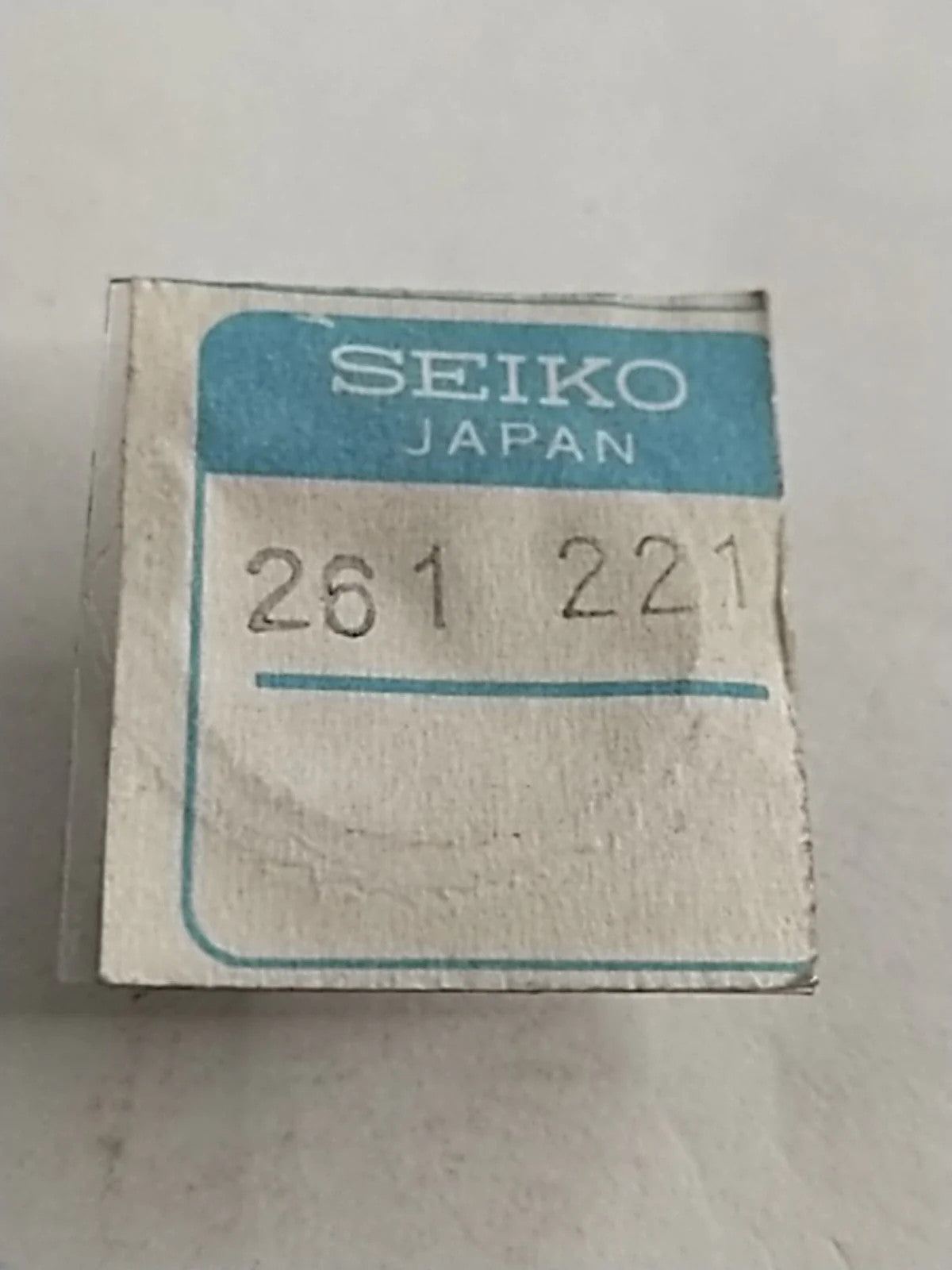 NOS Seiko Parts 261 221