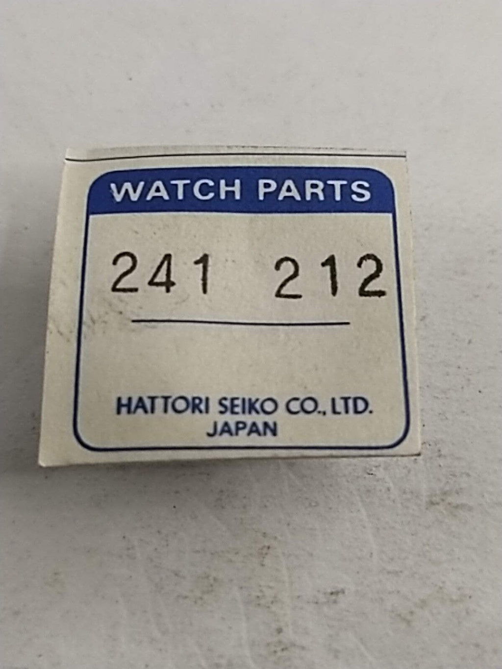 NOS Seiko Parts 241 212