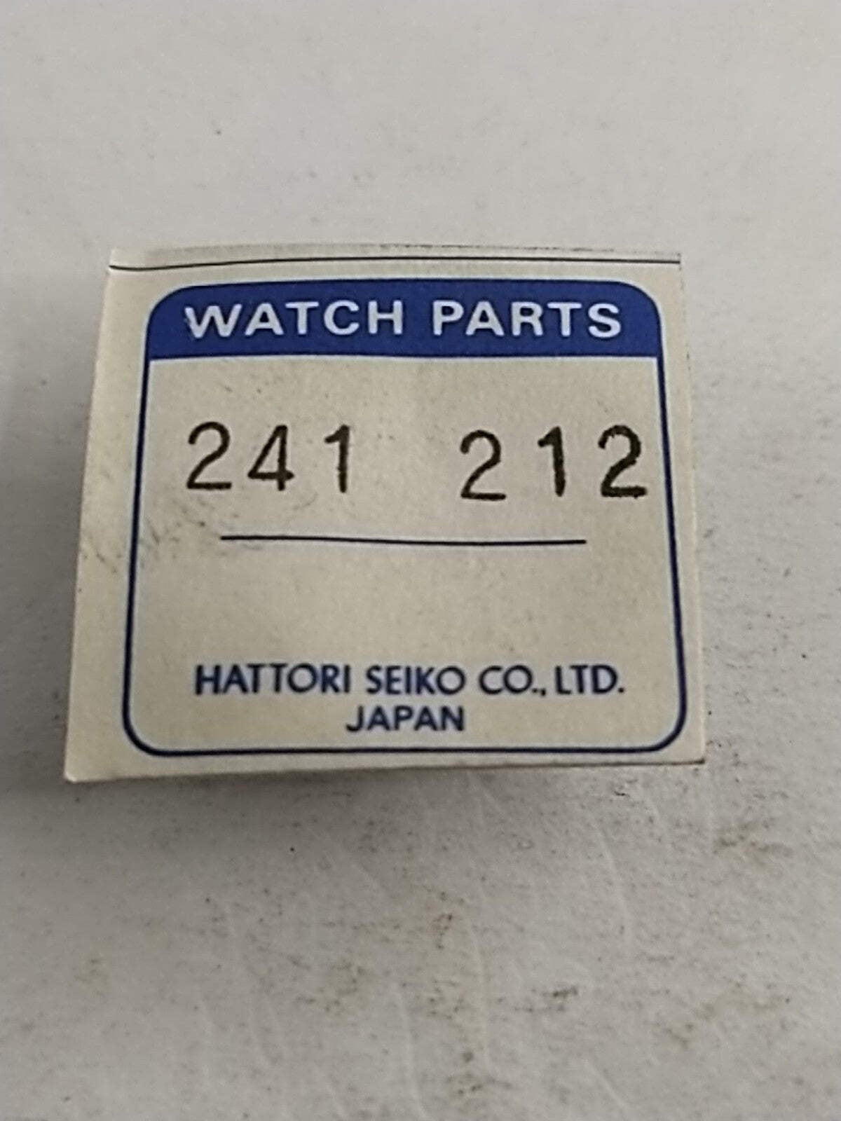 NOS Seiko Parts 241 212