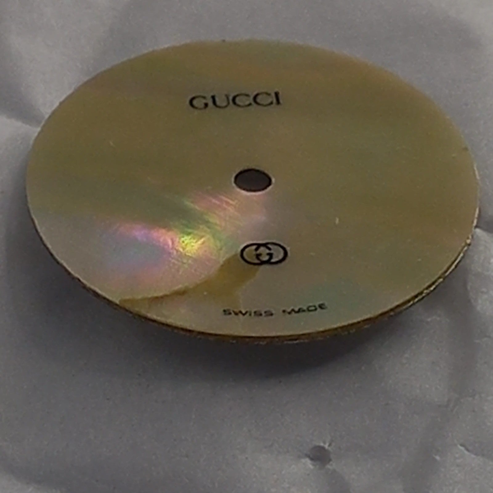 GUCCI Original / Dail CAD.MOP. 30O0L  / Part No. 051.129/  COLOR GOLD SKY