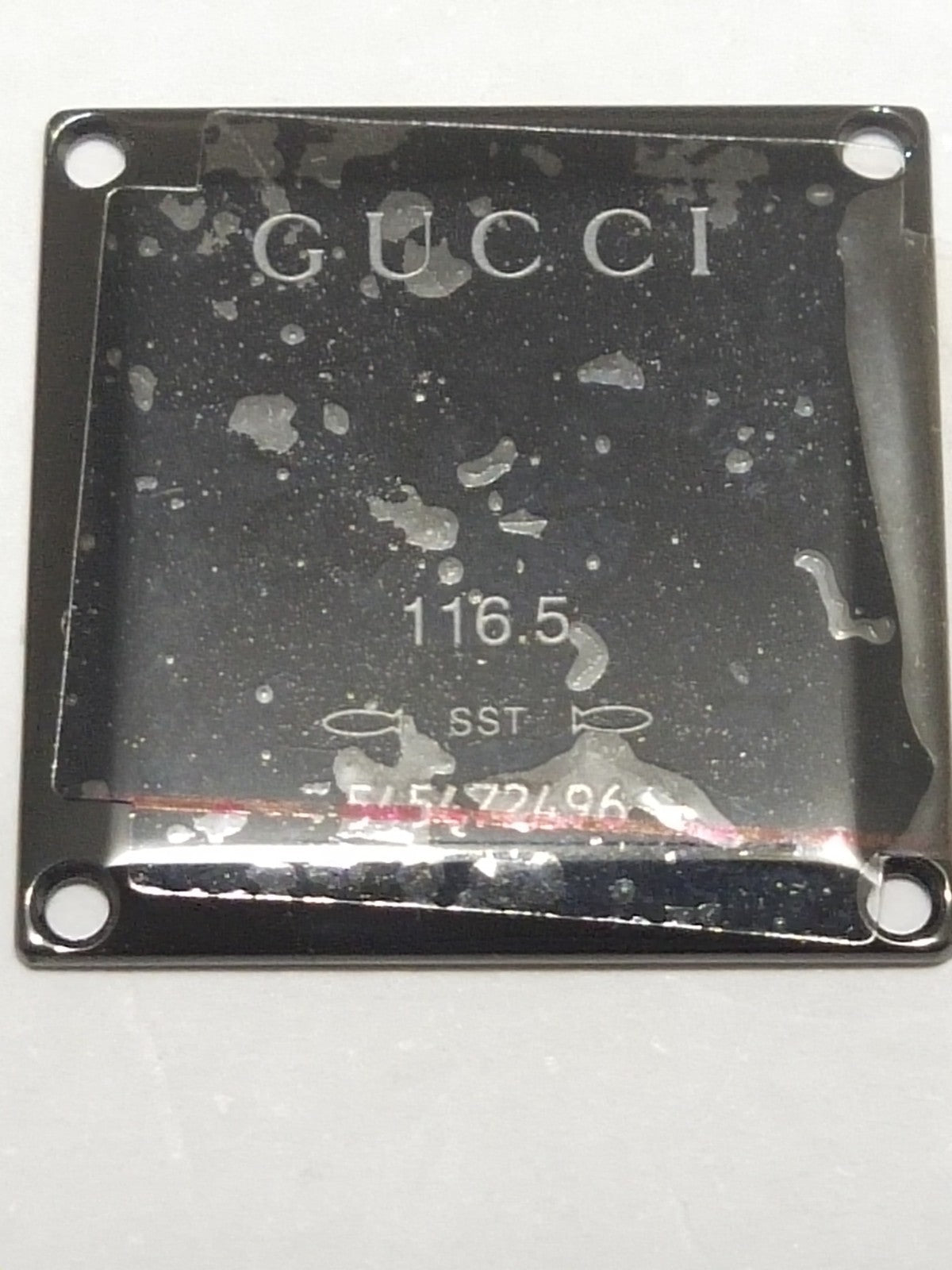 GUCCI Original /  Case Back/Black color  Part No. YDA41062