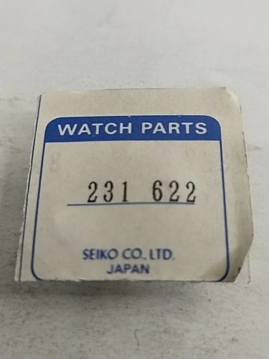 NOS Seiko Parts 231 622