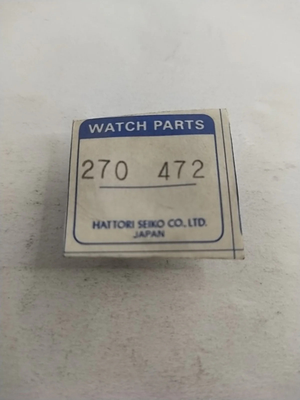 NOS Seiko Parts 270 472