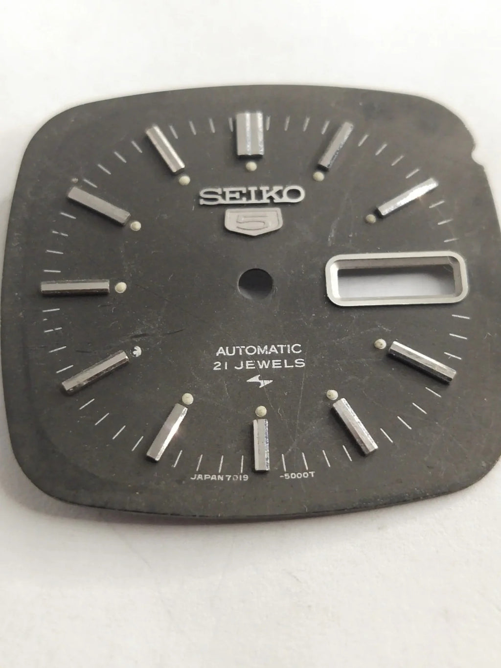 Original Seiko Dial 7019-5000T black Chamois color / used