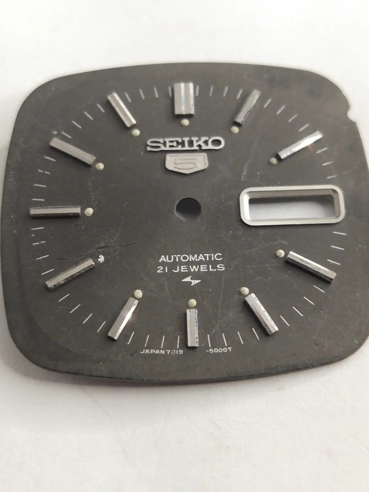 Original Seiko Dial 7019-5000T black Chamois color / used