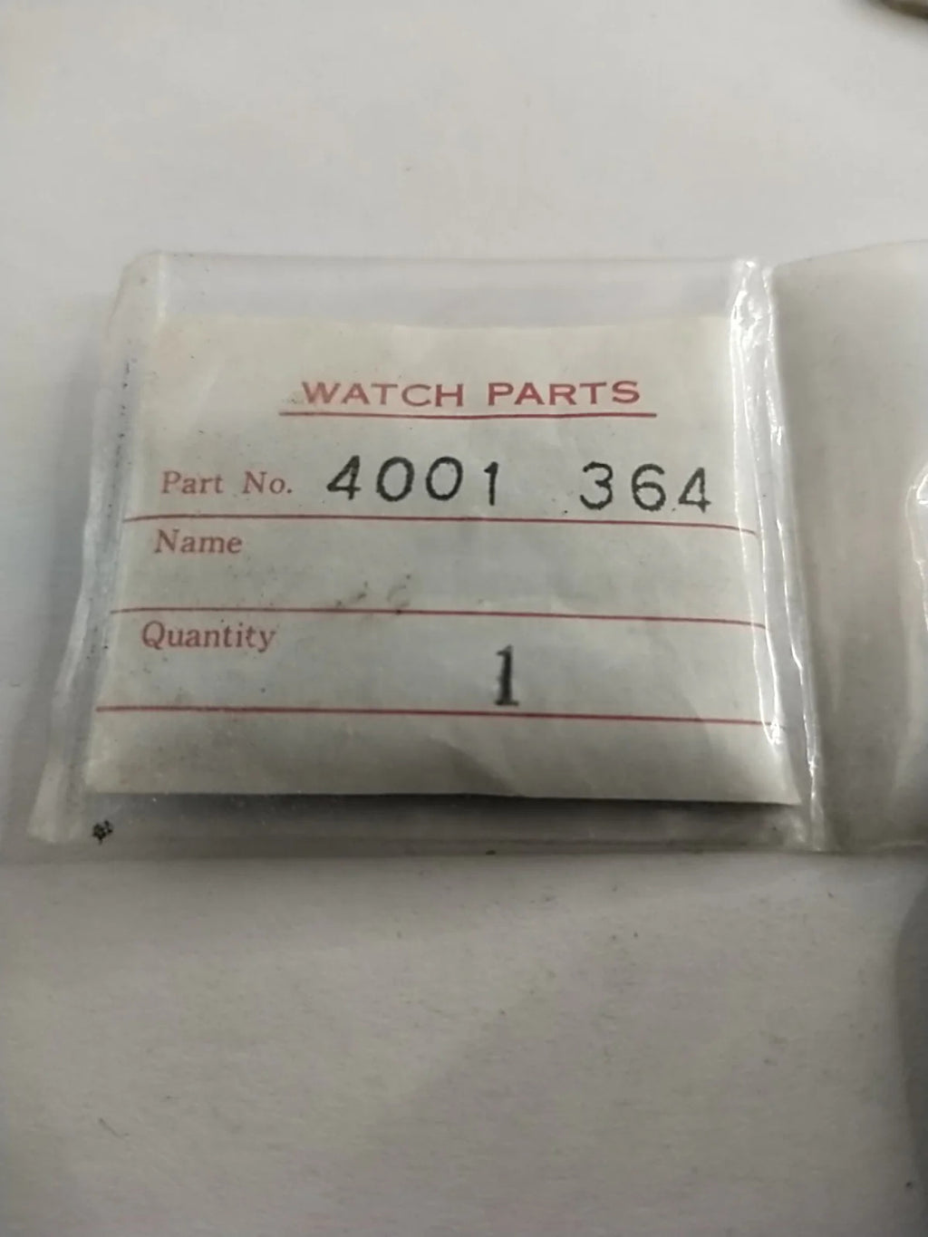 NOS Circuit Plock Seiko Part . 4001 364