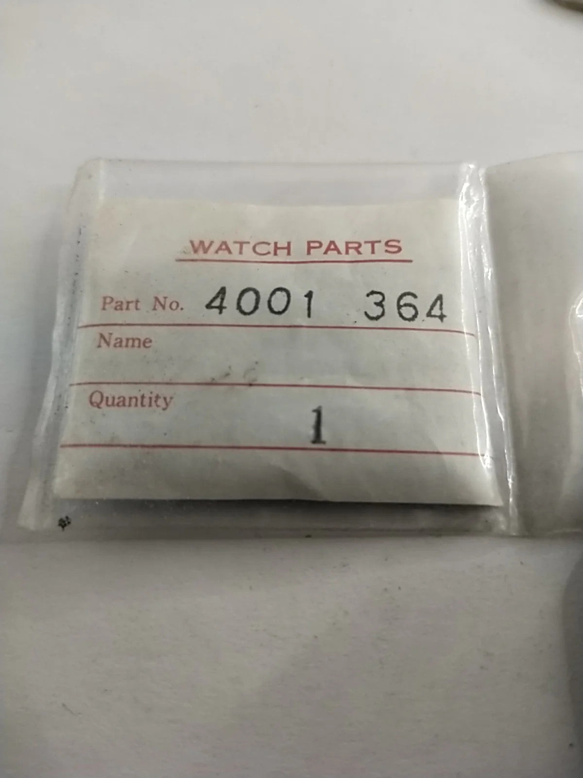NOS Circuit Plock Seiko Part . 4001 364