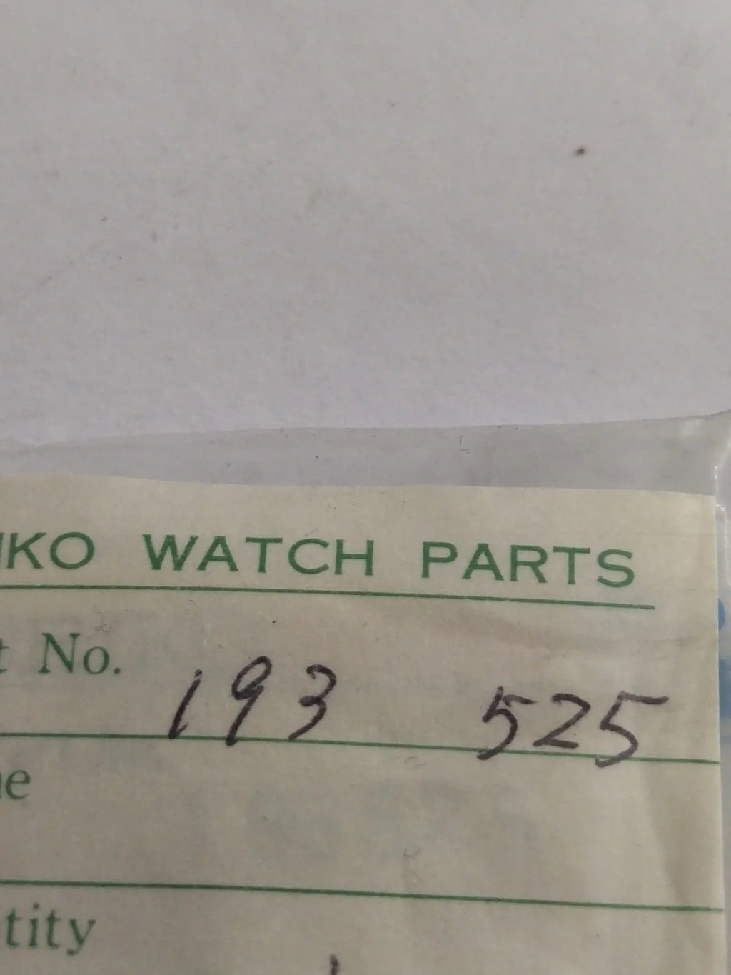 SEIKO NOS Part 193 525 Cal/ 6106/ Automatic winding framework