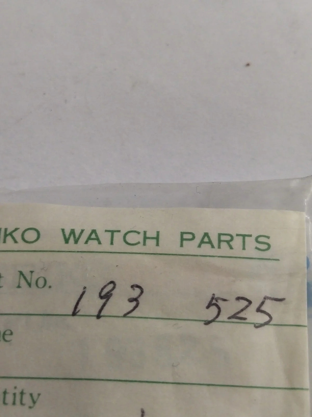 SEIKO NOS Part 193 525 Cal/ 6106/ Automatic winding framework