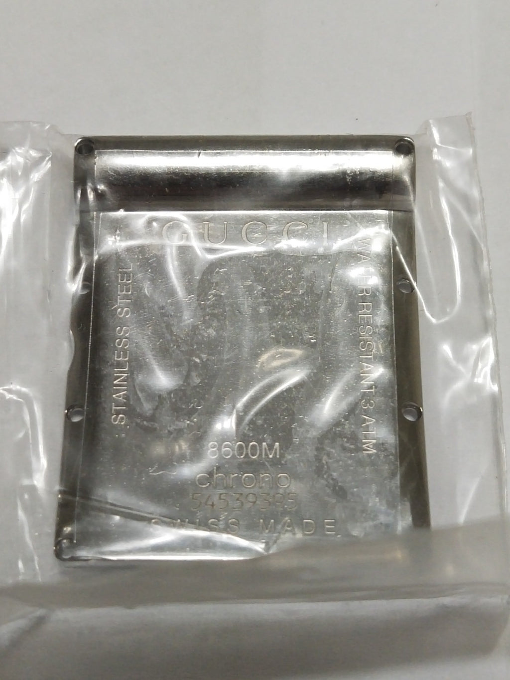 GUCCI Original /  Case Back/ Part No. 8600M Chrono