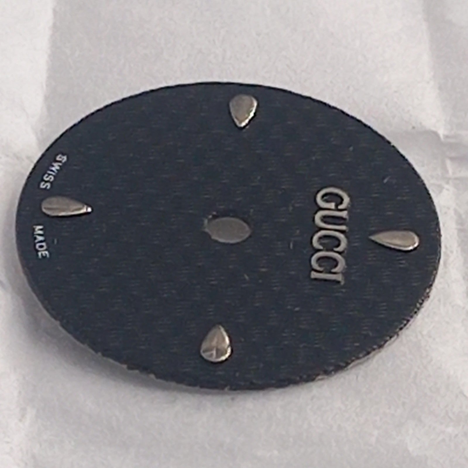 GUCCI Original /  Dail CADRAN NOIR 6500L /ACIER / Part No. 051A259/ Color  BLACK