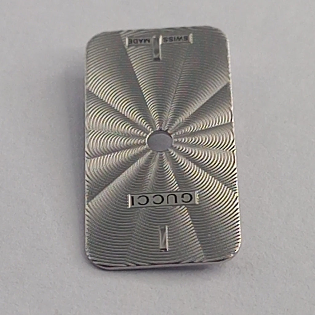 GUCCI Original/Dail CADRAN ACIER GUILLOCHE 3905L /Part. 051.A410.4 C.SILVER