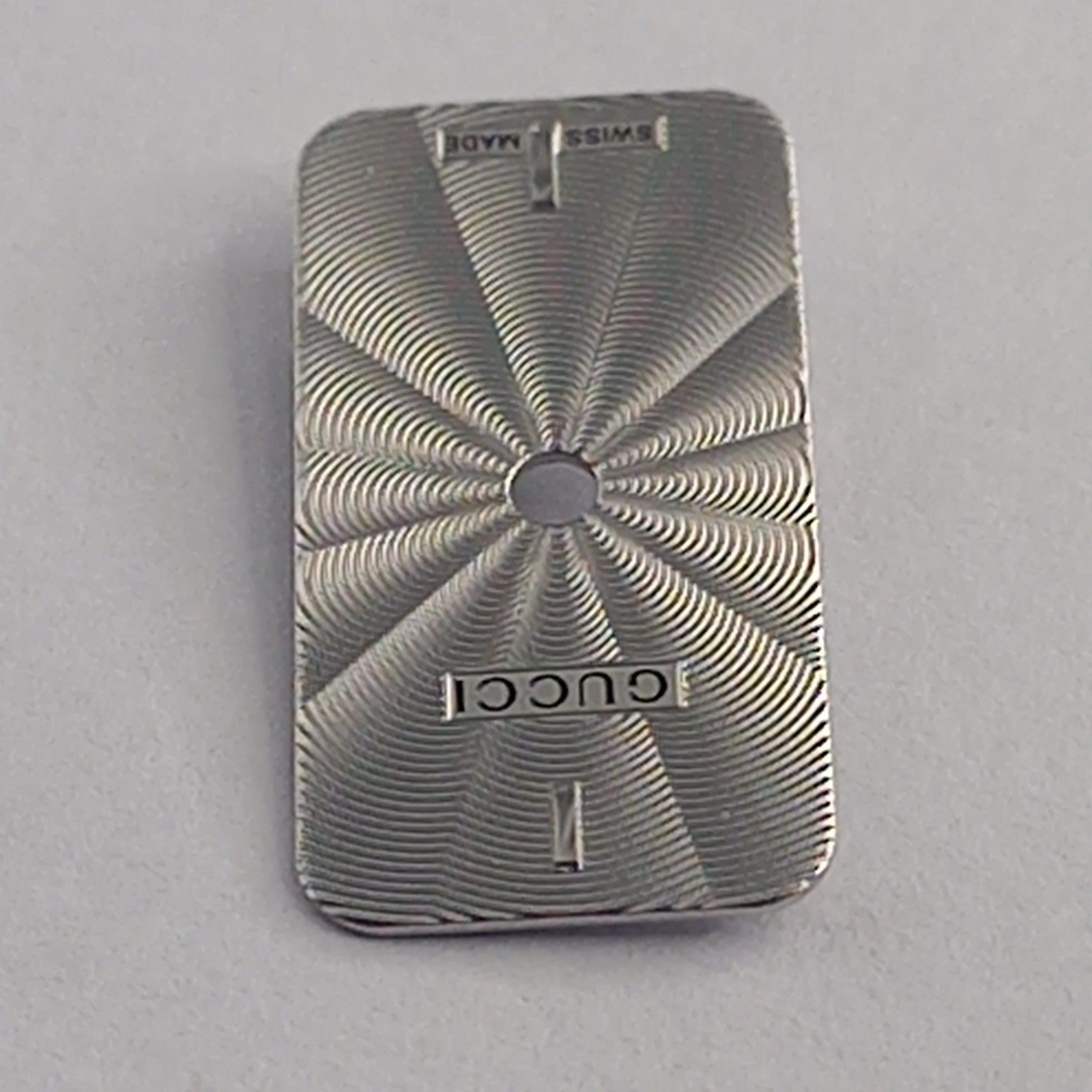 GUCCI Original/Dail CADRAN ACIER GUILLOCHE 3905L /Part. 051.A410.4 C.SILVER