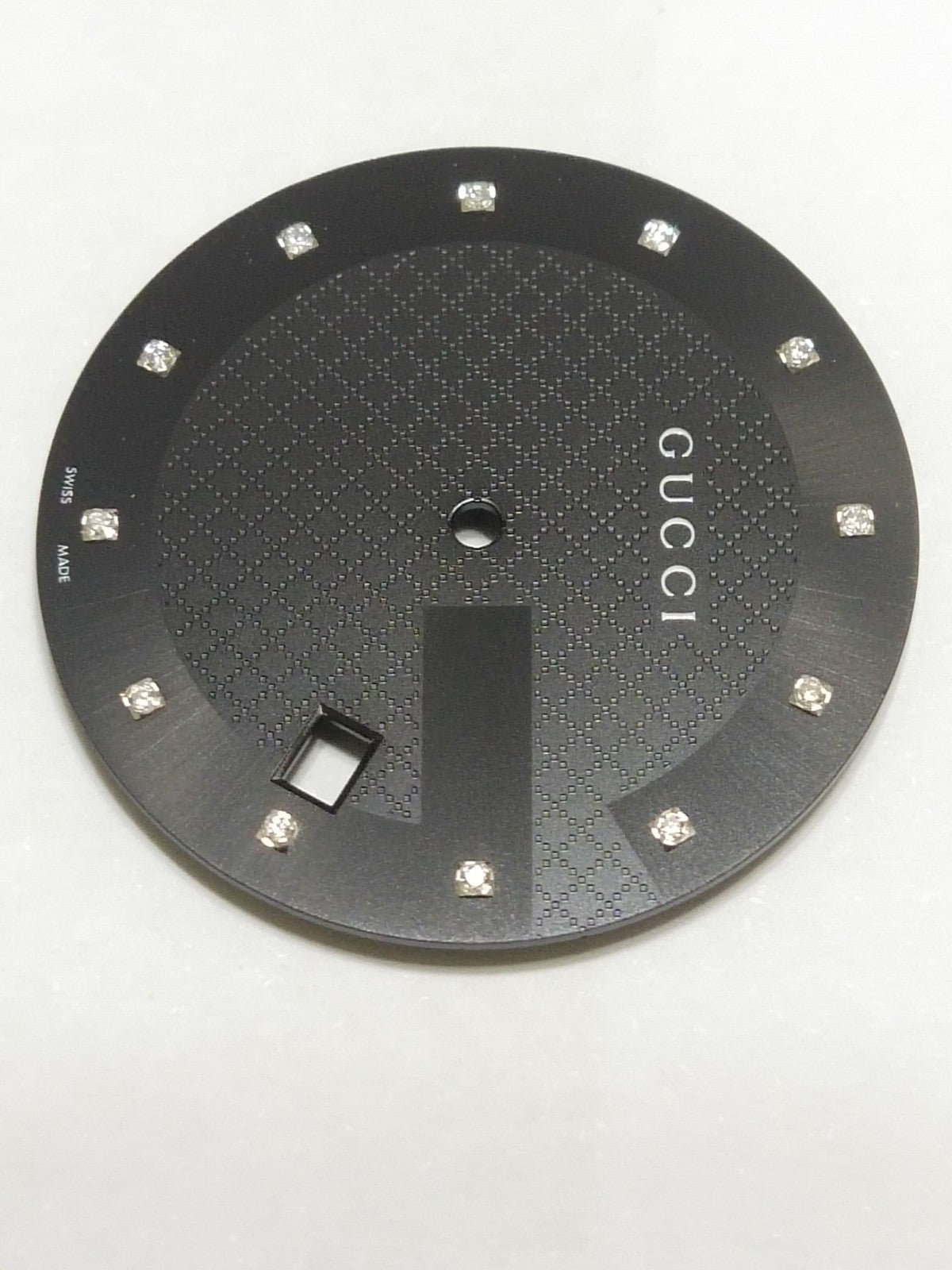 GUCCI Original / Dail diamond/ Part No. YD05347 / Black color 