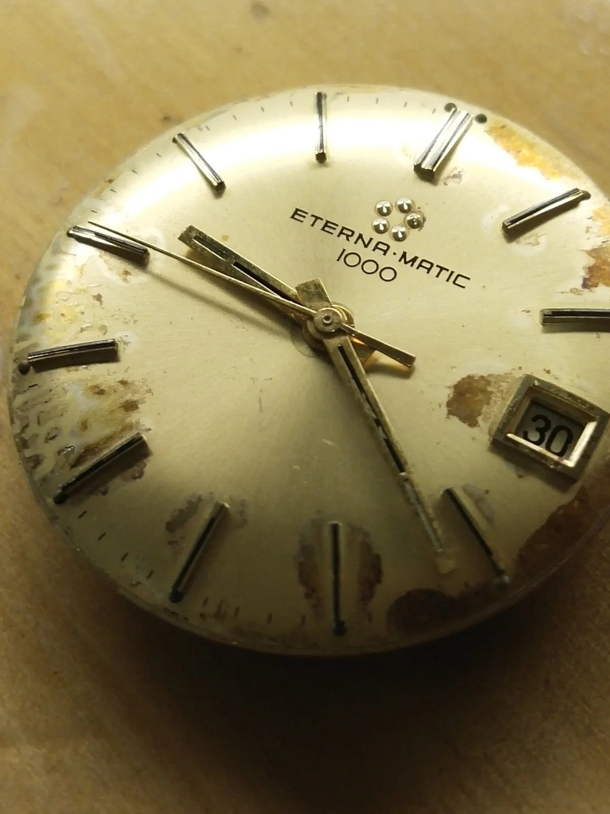 Eternamatic automatic movement with dial and hands fully working , used
