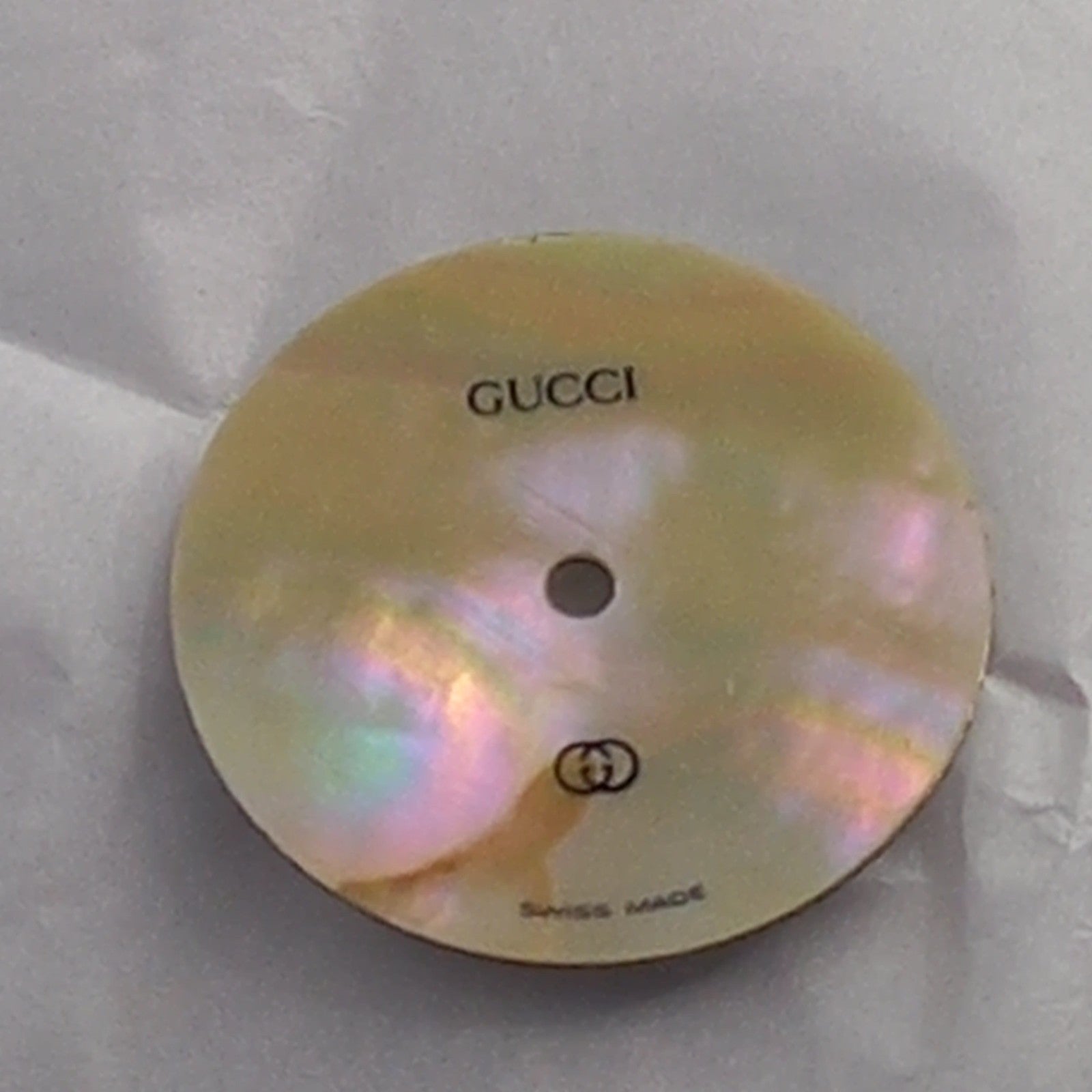 GUCCI Original / Dail CAD.MOP. 30O0L  / Part No. 051.129/  COLOR GOLD SKY