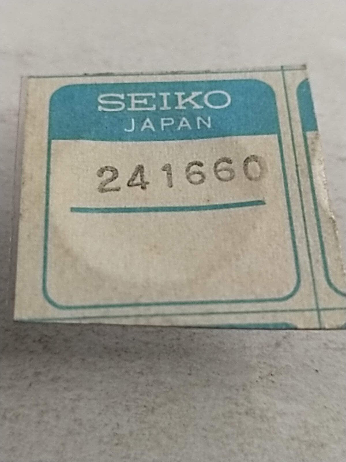 NOS Seiko Parts 241 660