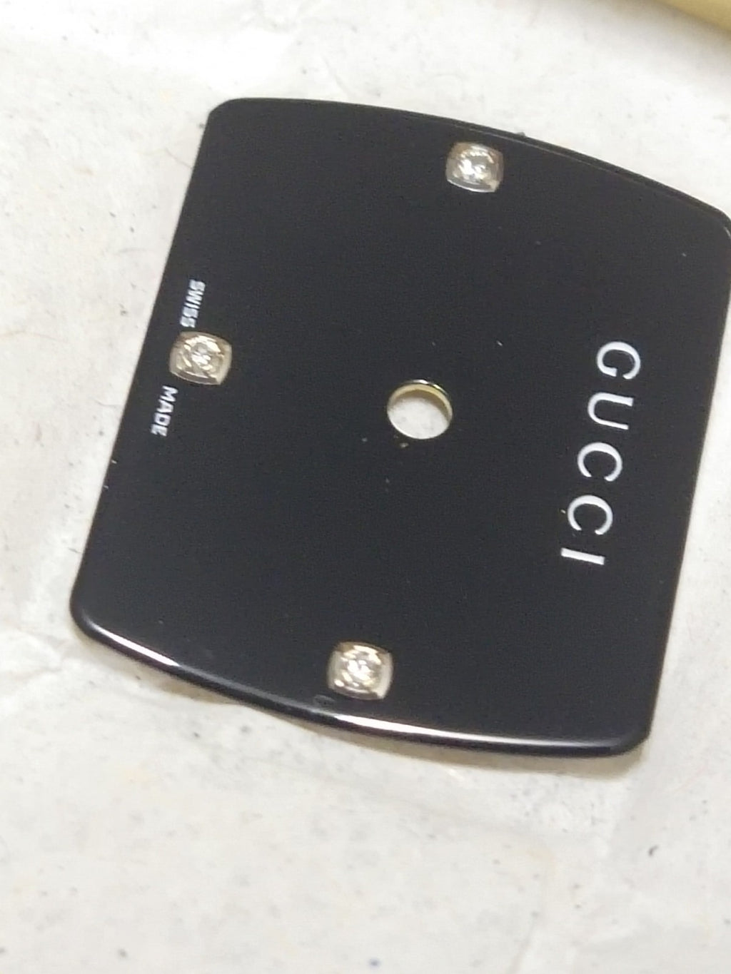 GUCCI Original / Dail  diamond/ Part No. YD05258 / black color 