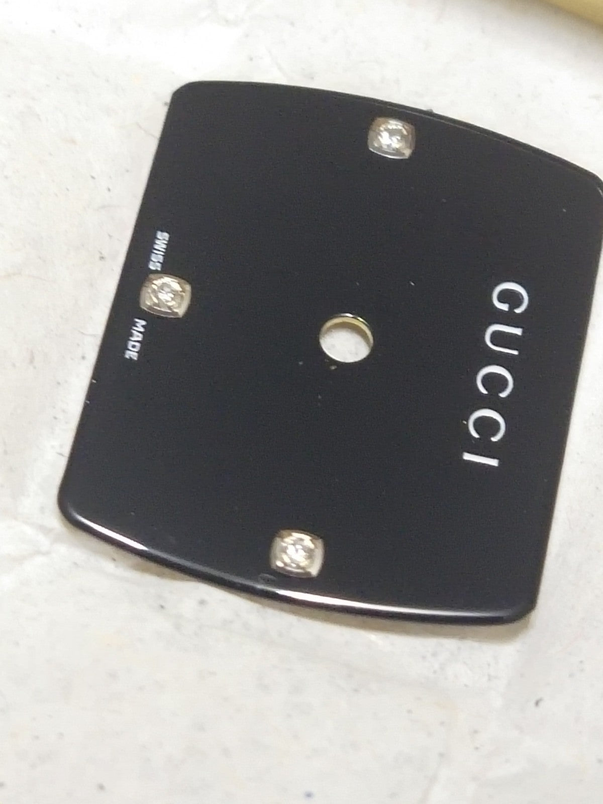 GUCCI Original / Dail  diamond/ Part No. YD05258 / black color 