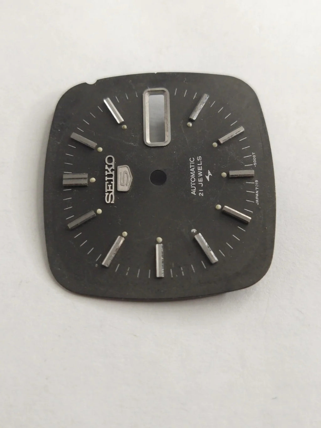 Original Seiko Dial 7019-5000T black Chamois color / used
