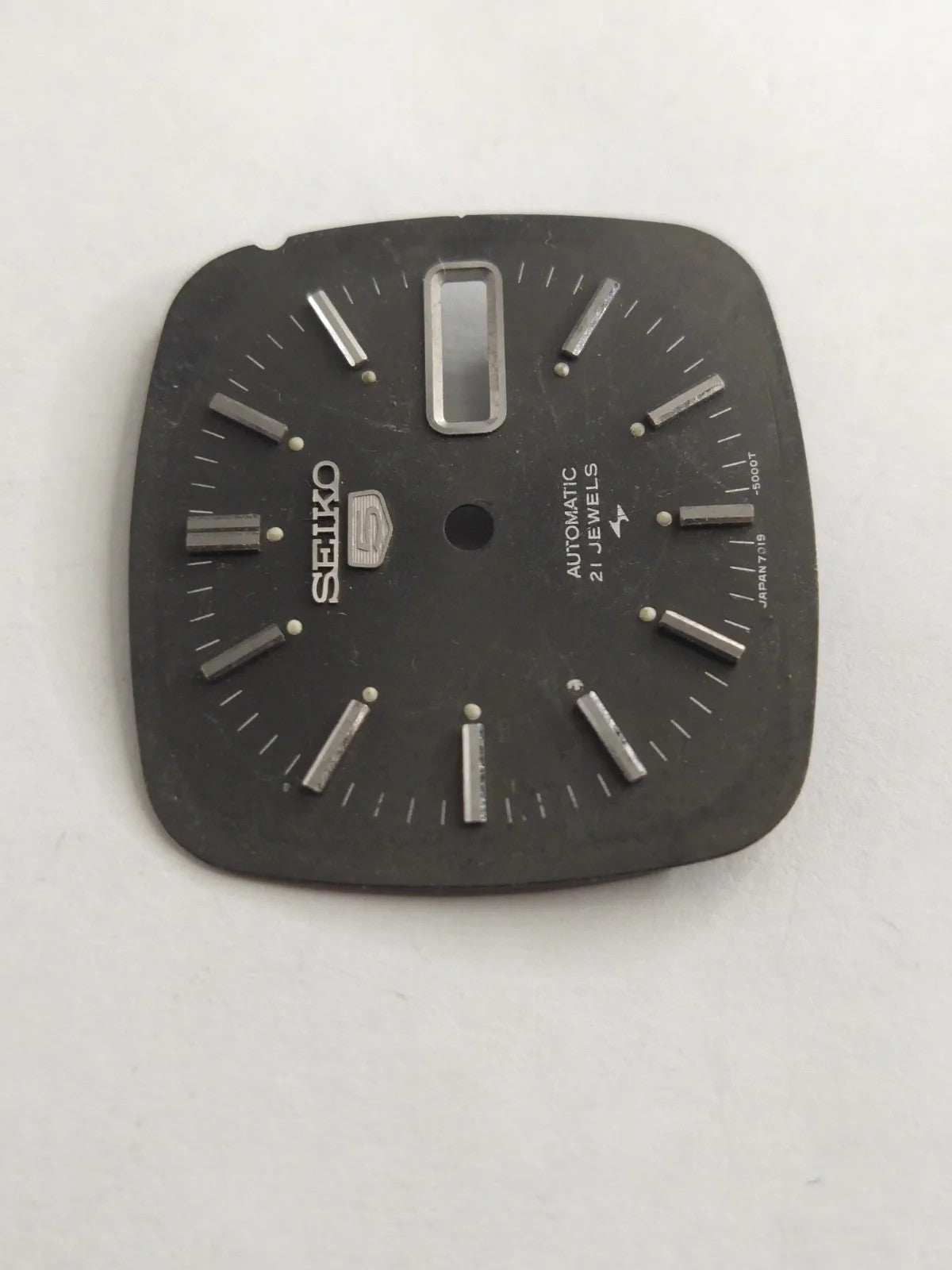 Original Seiko Dial 7019-5000T black Chamois color / used