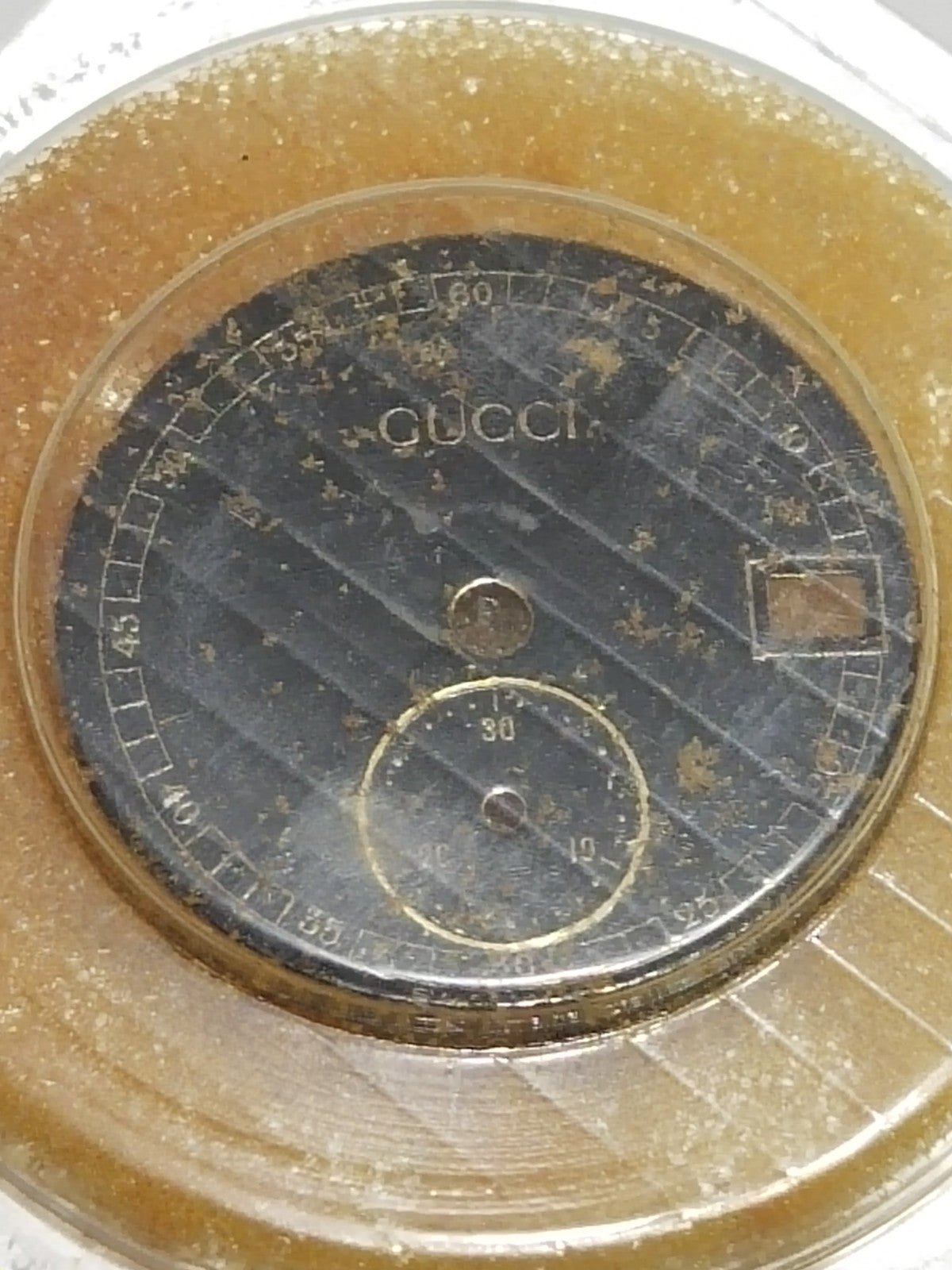 GUCCI Original / Dail / Part No. 051.163 / black color sealed package 