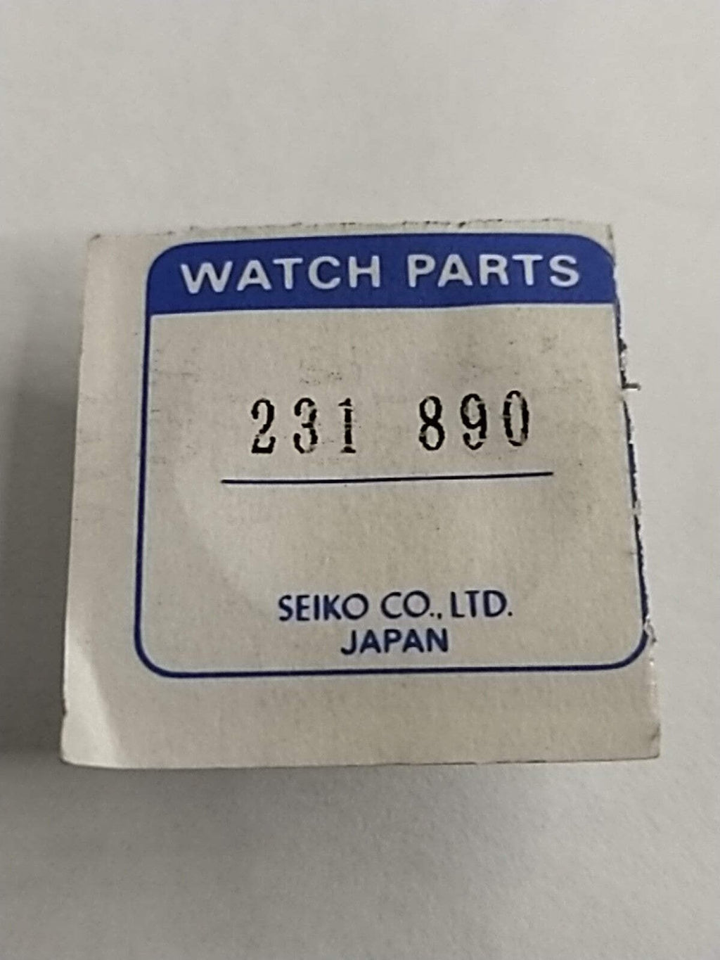 NOS Seiko Parts 231 890