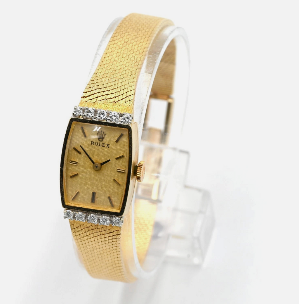 Rolex 8420 Ladies 14K Gold Cocktail Watch – Estate Find w/ Box & Docs