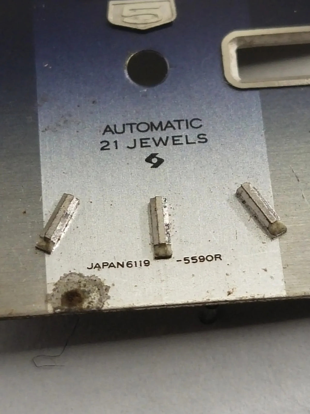 Original Seiko Dial 6119-5590R sky color / used