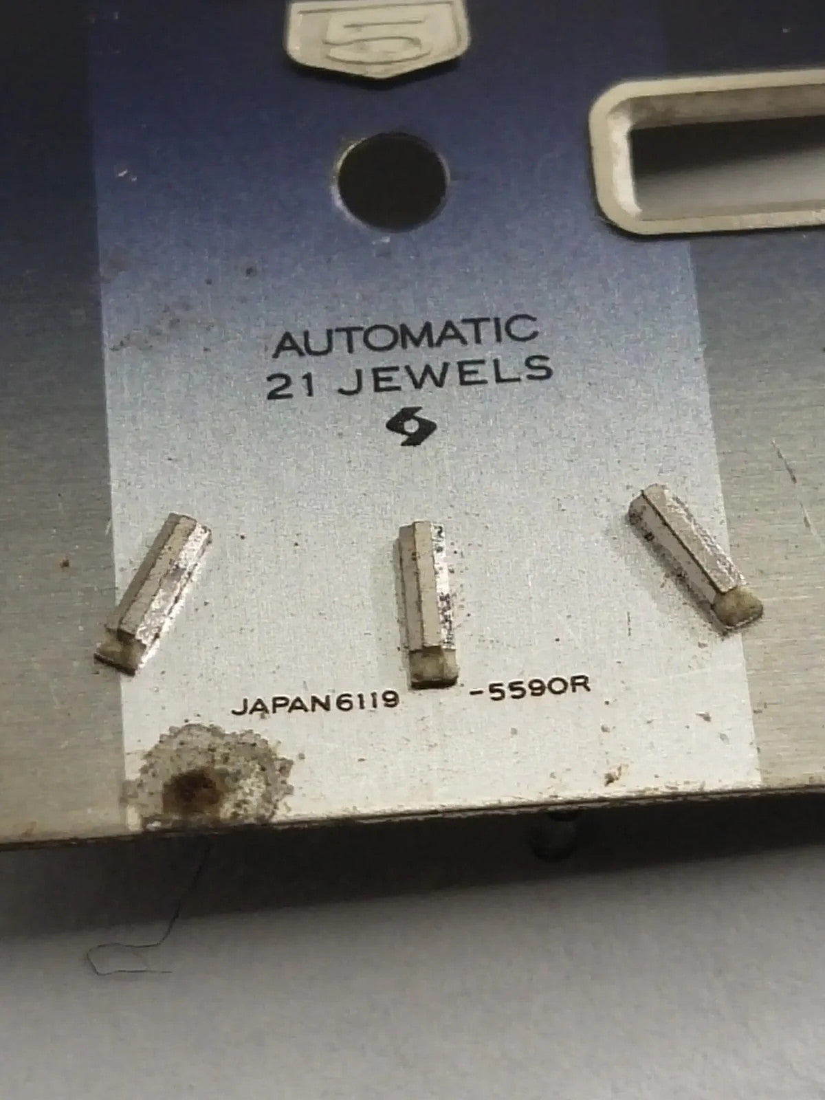 Original Seiko Dial 6119-5590R sky color / used