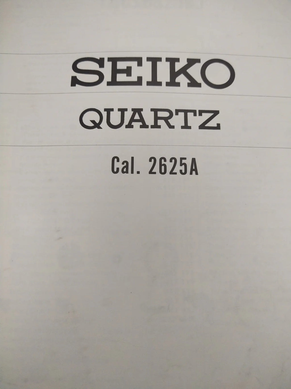 NOS Circuit Plock Seiko Cal / 2625A /Part . 4001 270