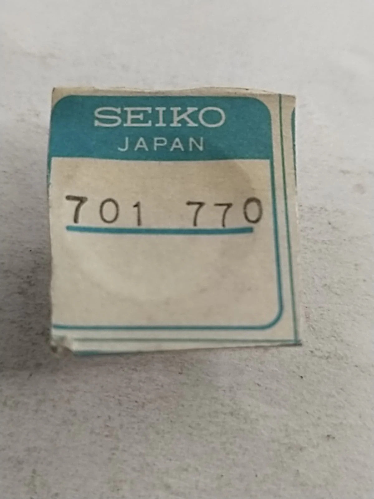 NOS Seiko Parts 701 770