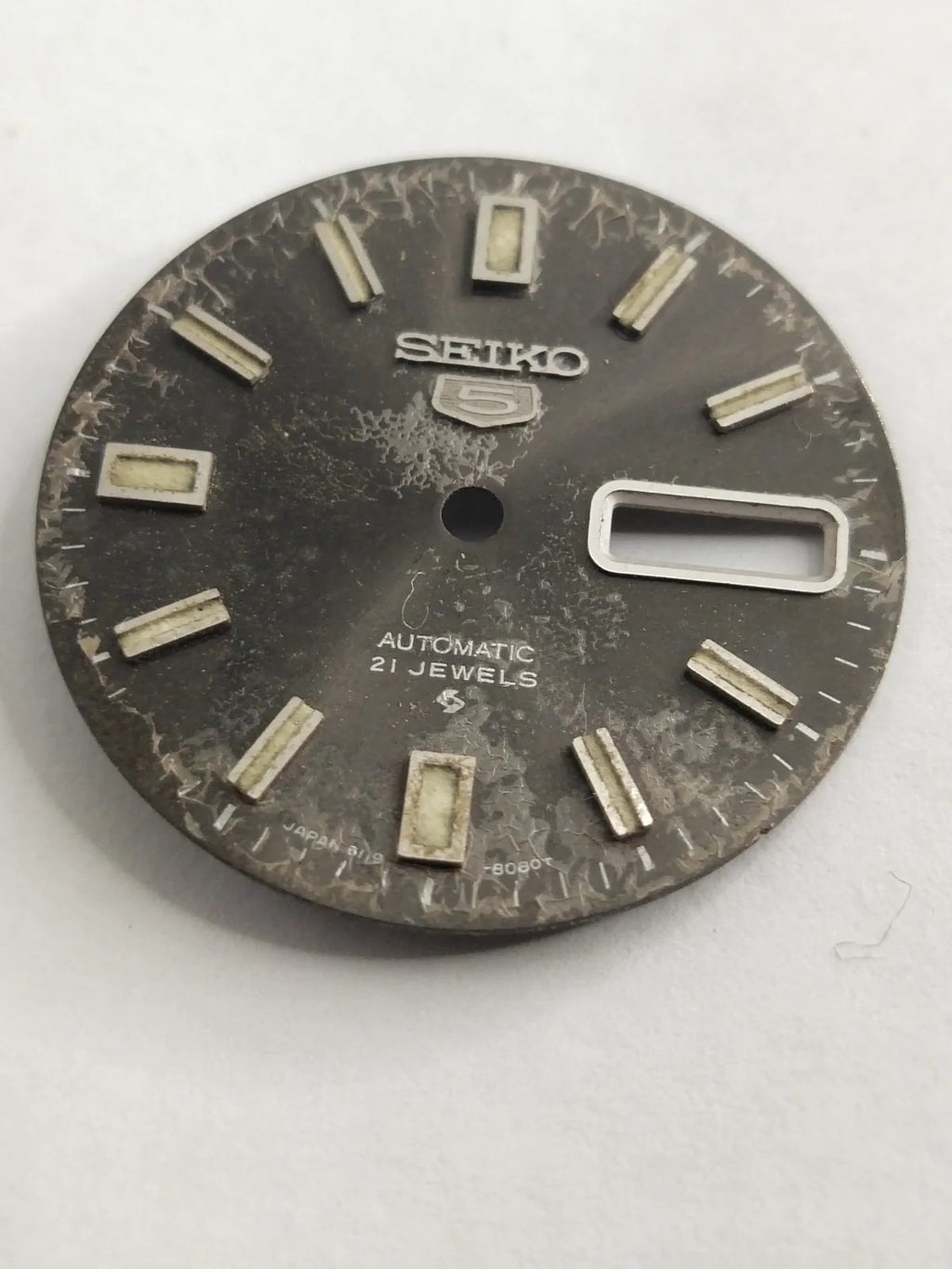 Original Seiko 5 Dial 6119-8080T gray color / used