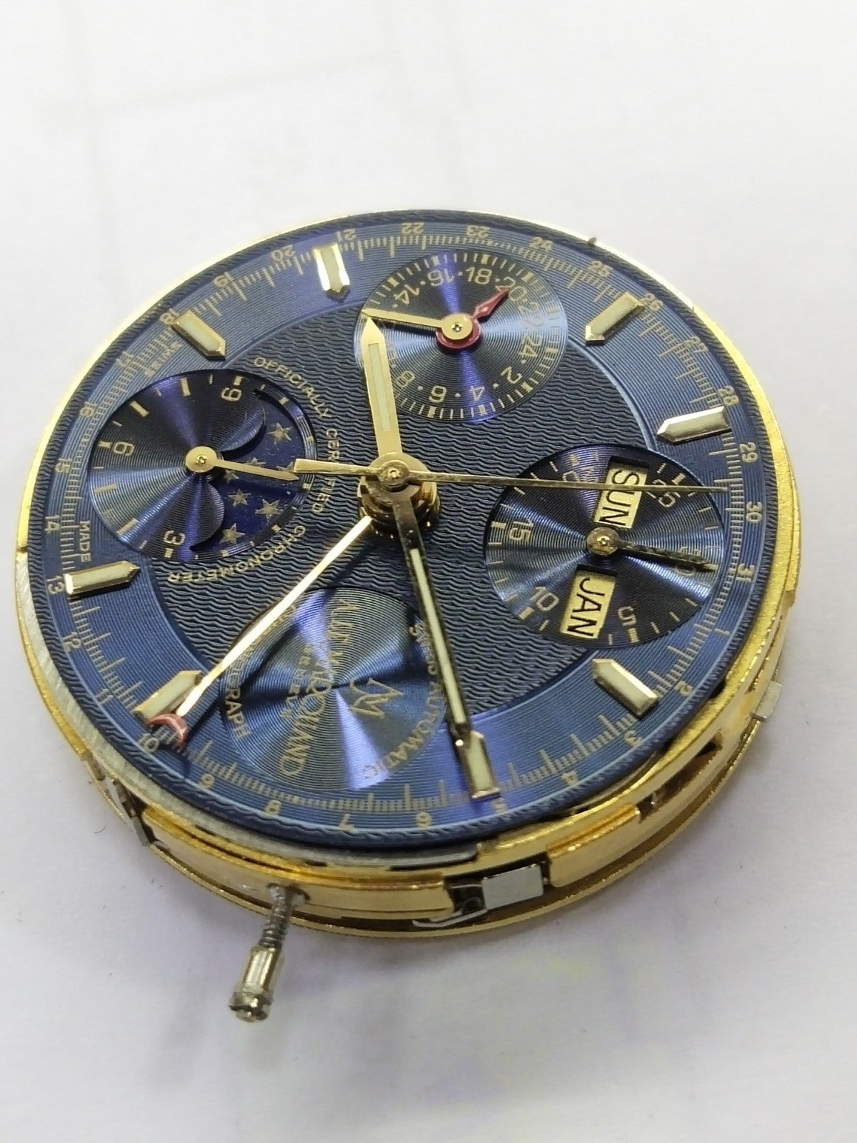 ETA 7750  movement with dial / fully working / Omega 1150/Chronometer /used