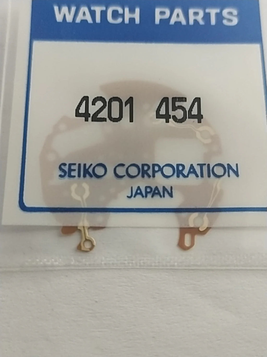 ORIGINAL SEIKO QUARTZ/ Part 4201 454 Link between circuit and Coil