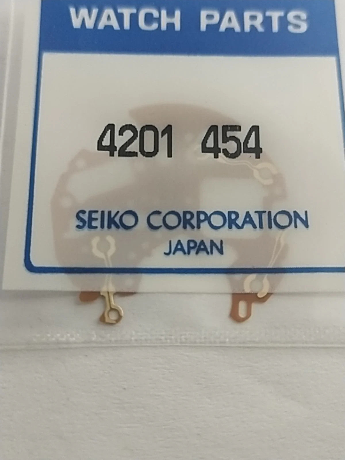 ORIGINAL SEIKO QUARTZ/ Part 4201 454 Link between circuit and Coil