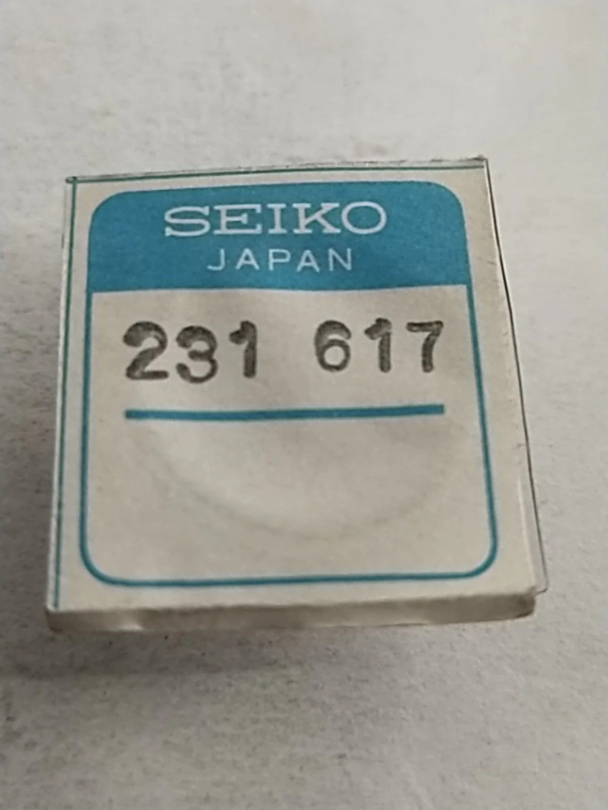 NOS Seiko Parts 231 617
